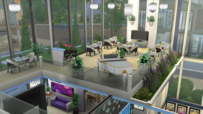 Sims 4 Arcadia Greens No CC Restaurant by JasonRMJ at Mod The Sims