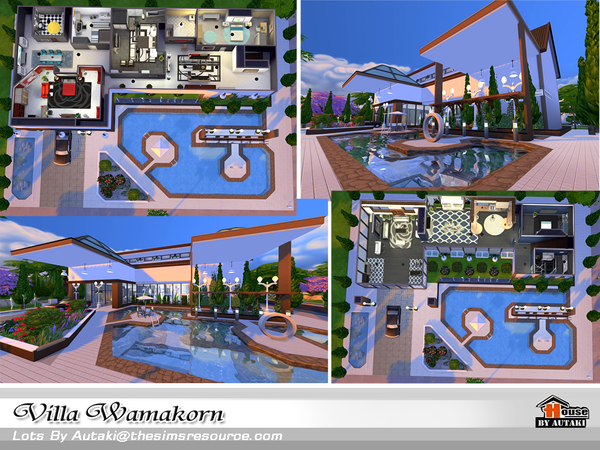 Sims 4 Villa Wanakorn by autaki at TSR