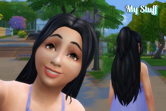 Sims 4 Indecision Hair for Girls at My Stuff