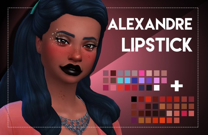 Sims 4 Alexandre Lipstick by Weepingsimmer at  SimsWorkshop