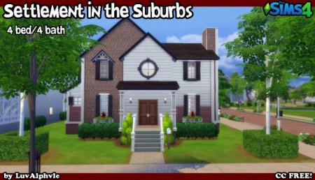 Settlement in the Suburbs by luvalphvle at Mod The Sims