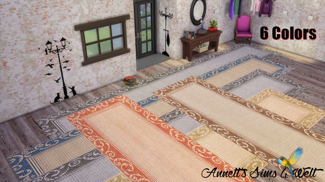 Sims 4 Carpet Long Extra Large at Annett’s Sims 4 Welt