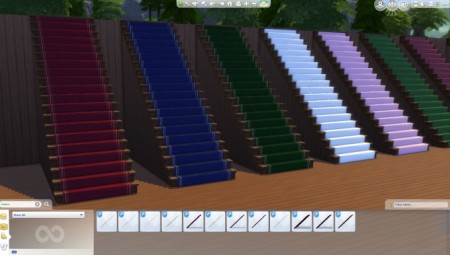 Manor Staircase Carpets by Flinnel at Mod The Sims