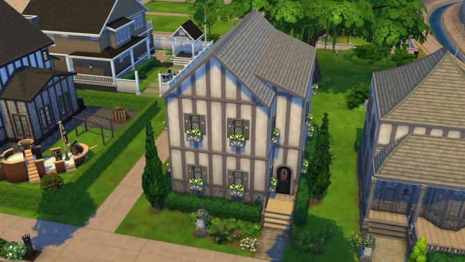Sims 4 OLD HOUSE NO CC by WOLVERINE2 at Mod The Sims