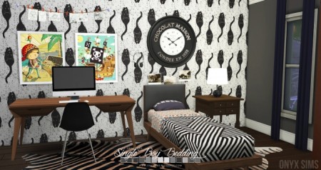 Twin Size Boy Bedding & Blankets at Onyx Sims