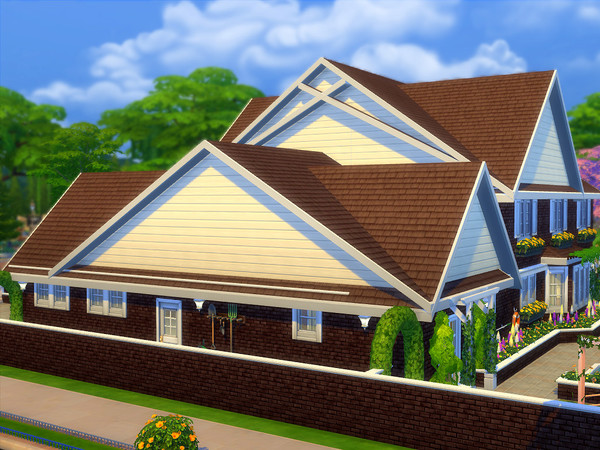 Sims 4 The Dolton house by sharon337 at TSR