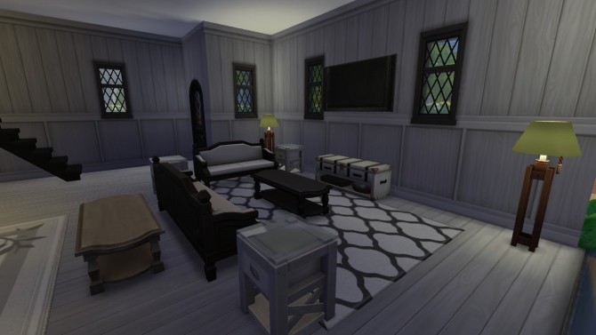 Sims 4 OLD HOUSE NO CC by WOLVERINE2 at Mod The Sims