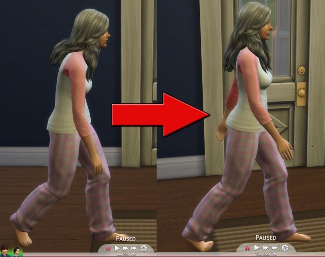 Sims 4 All Walkstyles Disabled 2.6 by Simstopics at SimsWorkshop