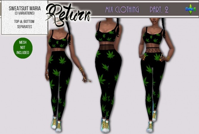 Sims 4 Return Mix Clothing Part.2 at Rimshard Shop