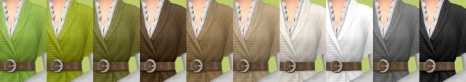 Sims 4 Belted Sweater Recolors at Tukete