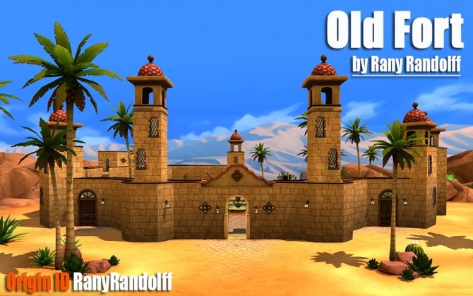 Sims 4 Old Fort by Rany Randolff at ihelensims