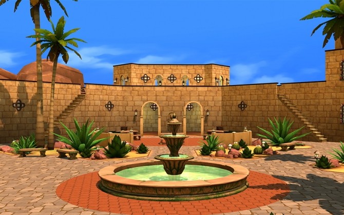 Sims 4 Old Fort by Rany Randolff at ihelensims