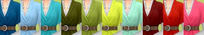 Sims 4 Belted Sweater Recolors at Tukete