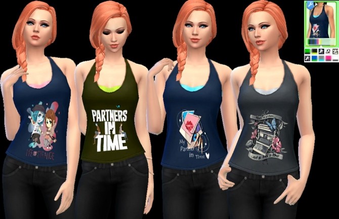 Sims 4 Life is Strange Tops at Aurimon