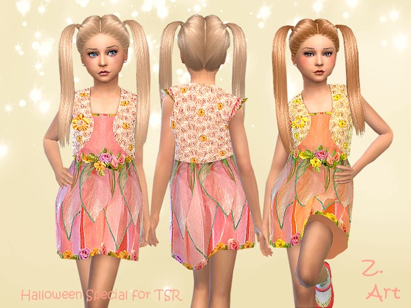 Sims 4 Blossom Fairy by Zuckerschnute20 at TSR