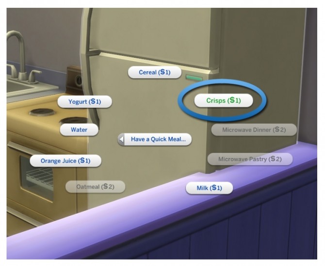 Sims 4 Chips to Crisps Text Replacement for UK Players by Menaceman44 at Mod The Sims