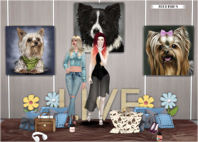 Sims 4 Paintings Key To My Heart (15designs) at Jenni Sims