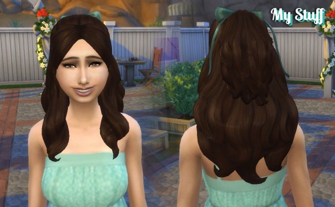 Sims 4 Sweet Curls hair at My Stuff