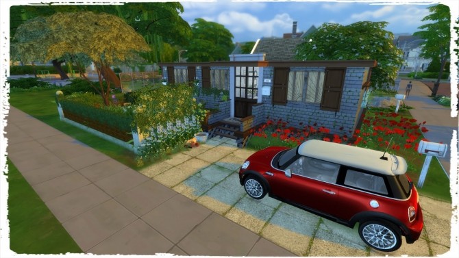 Sims 4 Flat House at Dinha Gamer