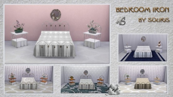 Sims 4 Bedroom Iron by Souris at Khany Sims