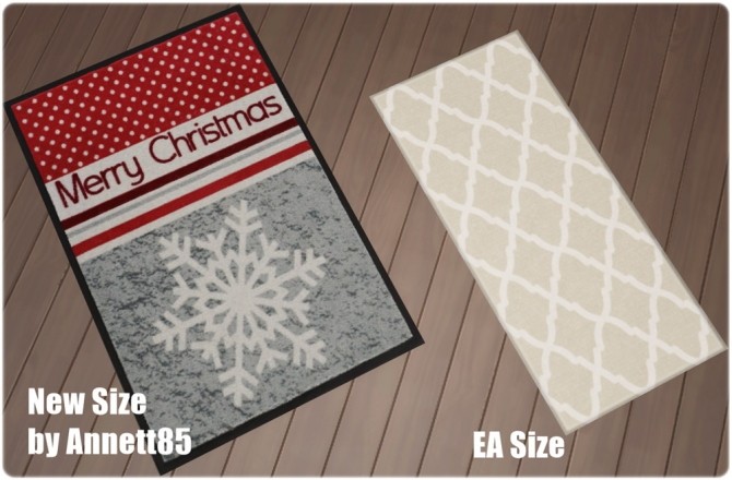 Sims 4 Winter & Christmas Doormats at Annett’s Sims 4 Welt