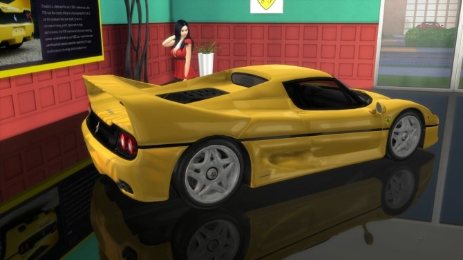 Sims 4 Ferrari F50 at LorySims