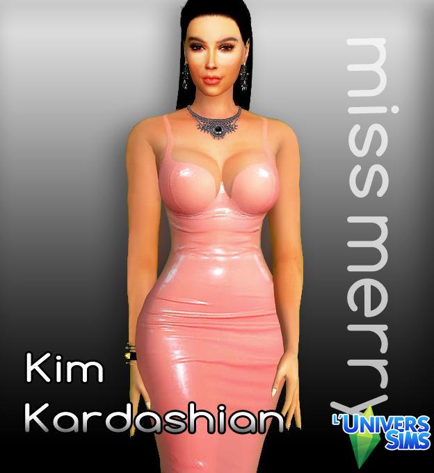 Kim Kardashian By Tini Sims At L Universims Sims 4 Updates