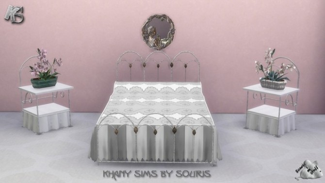 Sims 4 Bedroom Iron by Souris at Khany Sims