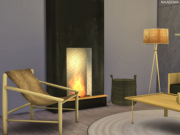 Sims 4 Totem Livingroom by Nikadema at TSR