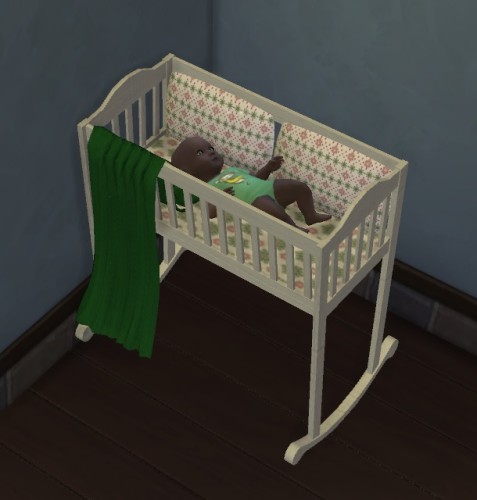 4 recolors of dorosimfan1's baby cradle by Avalanche at Sims Marktplatz ...