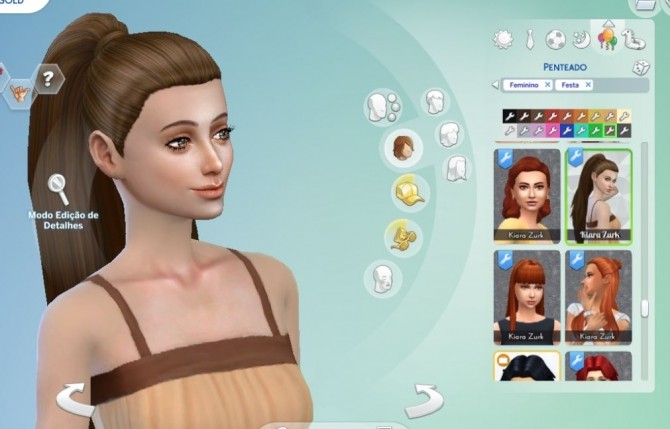 Sims 4 Ariana Ponytail (Version2) at My Stuff