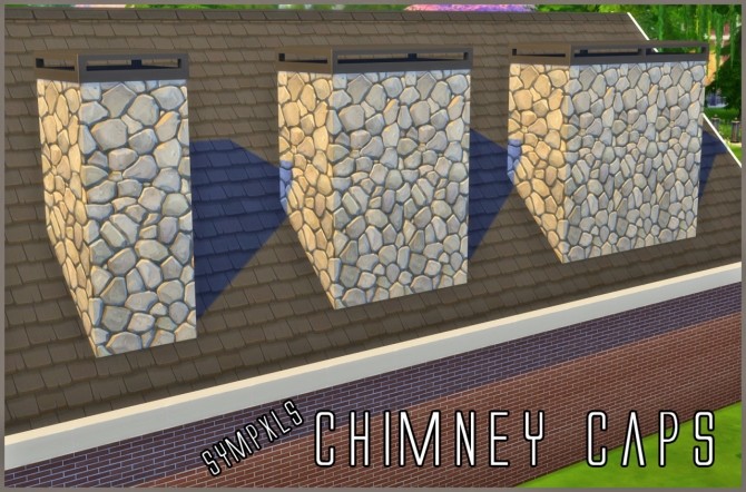 Sims 4 Chimney Caps by Sympxls at SimsWorkshop
