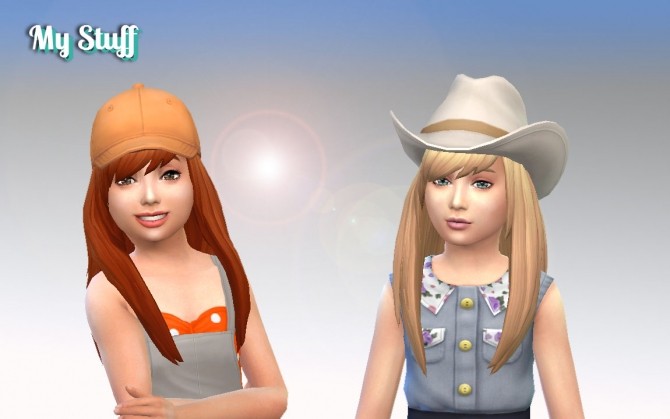 Sims 4 Helena Hair for Girls at My Stuff