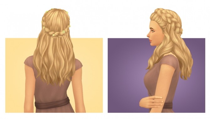 Sims 4 Phaedra Hair by Simple Simmer at SimsWorkshop