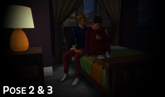 Sims 4 Nightmares Mini Pose Pack by WyattsSims at SimsWorkshop