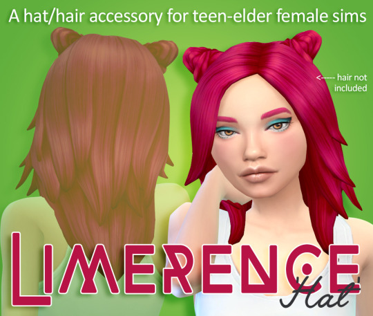 Sims 4 WMS buns recolored by Phansims at SimsWorkshop