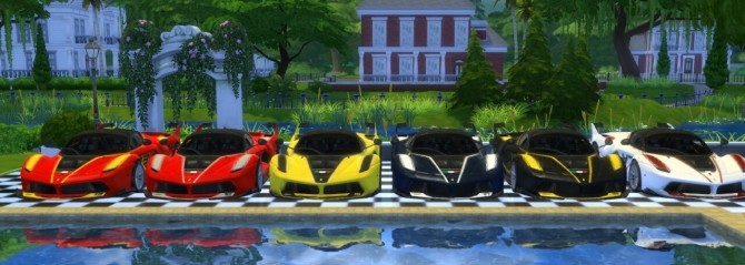 Sims 4 Ferrari FXX K at LorySims
