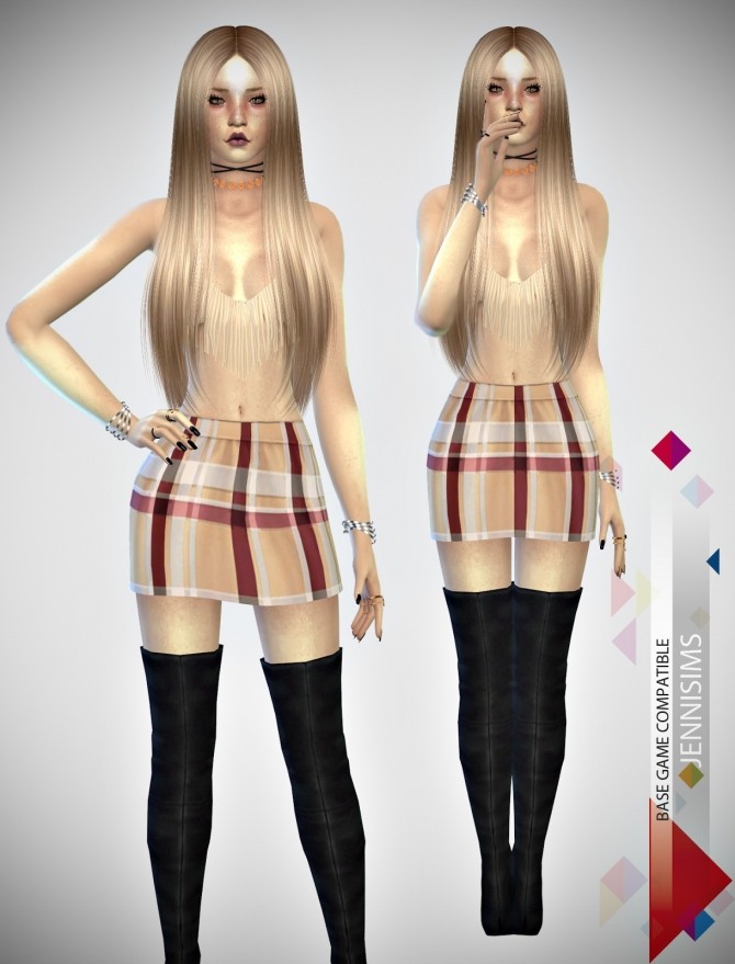 Sims 4 Skirt and Top at Jenni Sims
