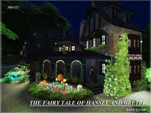 Sims 4 The fairy tale house of Hansel and Gretel by Danuta720 at TSR