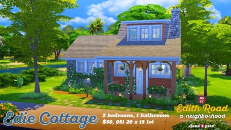 Edie Cottage at 4 Prez Sims4
