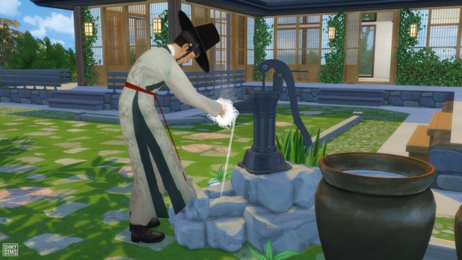 Sims 4 Functional Fountain Water Pump at Oh My Sims 4
