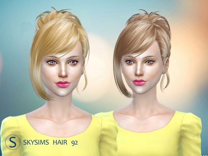 Sims 4 Skysims hair 092 (Pay) at Butterfly Sims