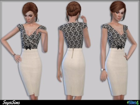 Office Pencil Dress by SegerSims at TSR