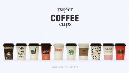 Paper Coffee Cups at One Billion Pixels