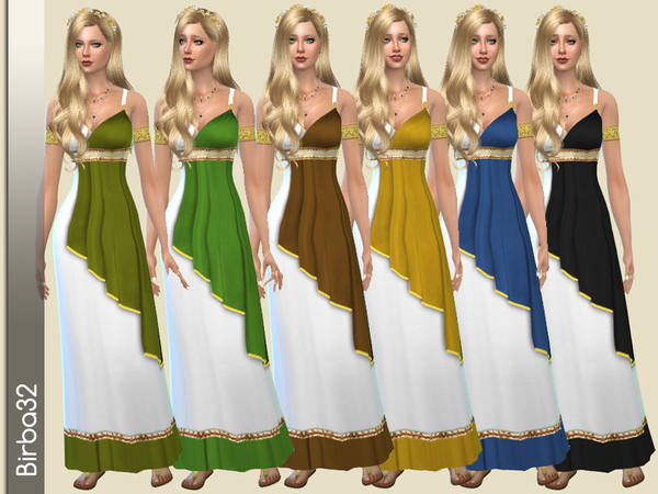 Sims 4 Impero dress by Birba32 at TSR