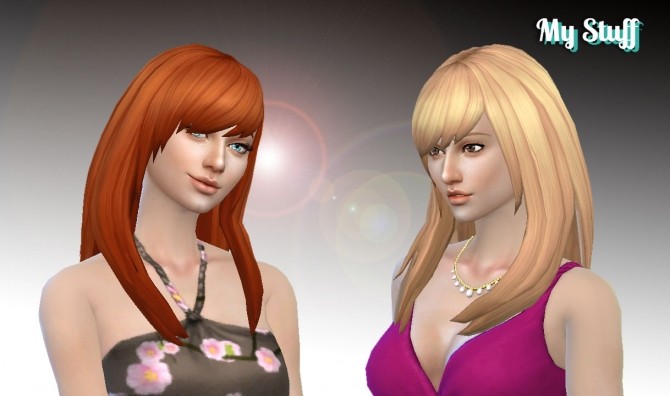 Sims 4 Helena Hairstyle at My Stuff