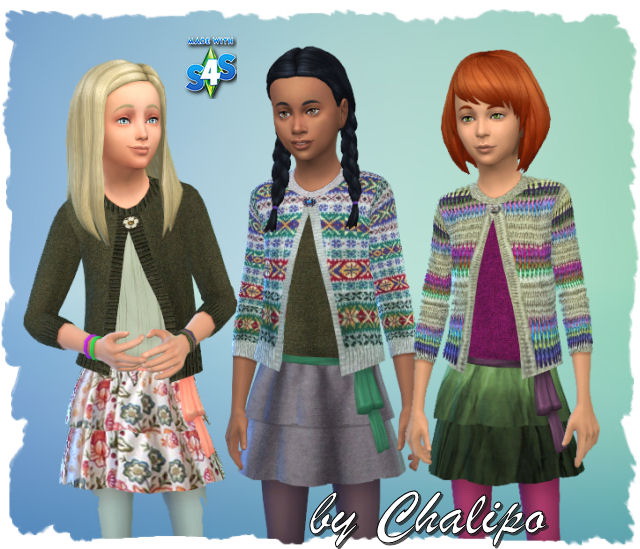 Sims 4 Sweater for kids by Chalipo at All 4 Sims