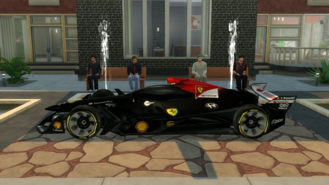 Sims 4 Ferrari F1 Concept at LorySims