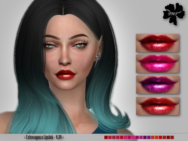 Sims 4 IMF Extravaganza Lipstick N.39 by IzzieMcFire at TSR
