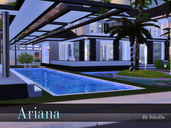 Sims 4 Ariana house by johnDu at TSR